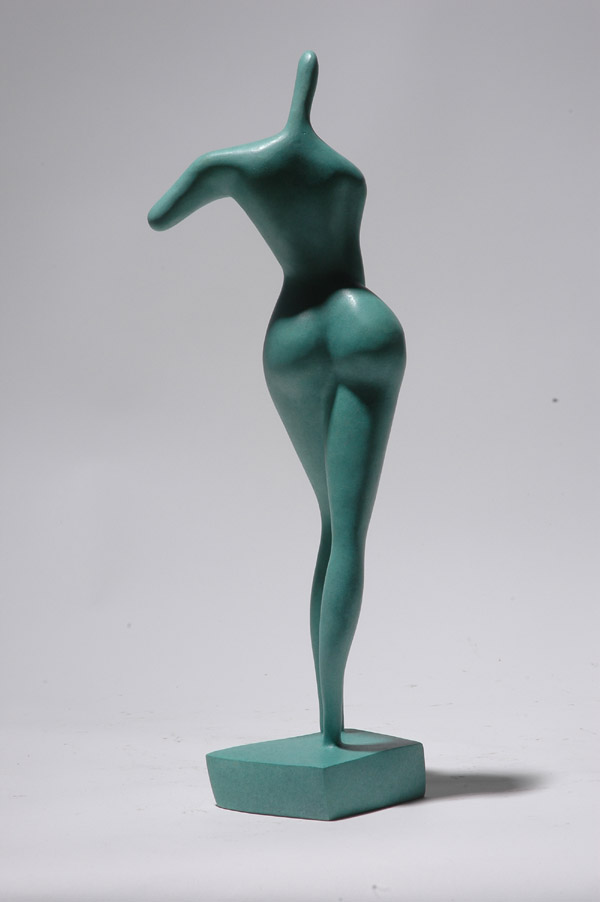 Rear view of the same sculpture
