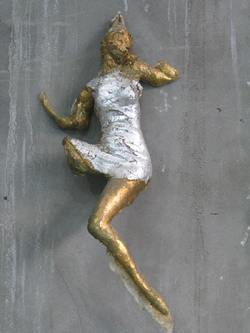 Click here for a larger view and details of Wall Nude Sculpture Trial III by contemporary Chinese sculptor Zhang Yaxi